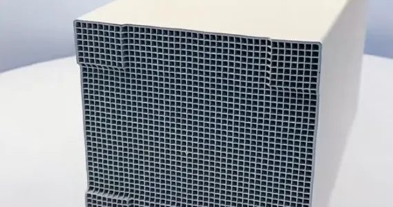 Dense Honeycomb Ceramic Heat Storage Video